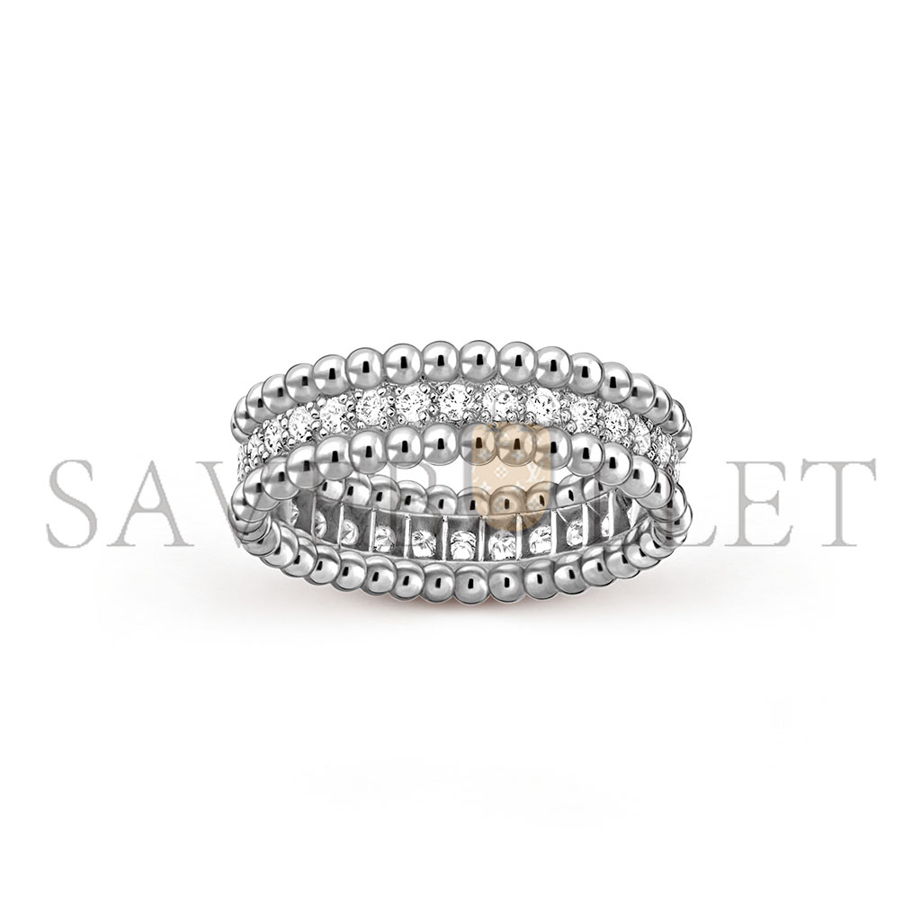 v*n cl*f arpels perlÉe Di*m*nds ring, 1 row vcarp4e200